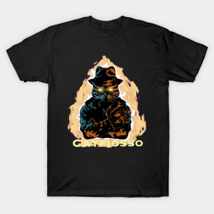 The Catfiosso Cat Gangster T-Shirt